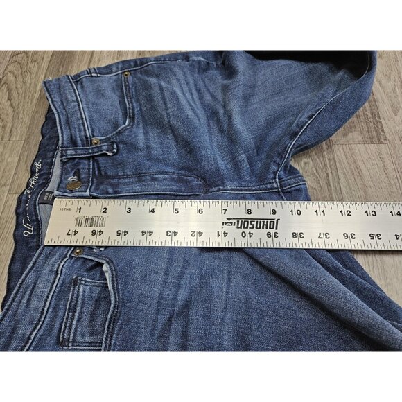 (3/$35) Universal Thread Jeans Womens 8 Blue High Rise Skinny Stretch Denim - Picture 10 of 11